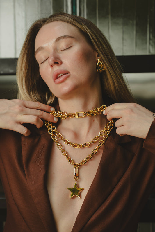 STAR MAXI CHAIN NECKLACE Flor Amazona Colombia
