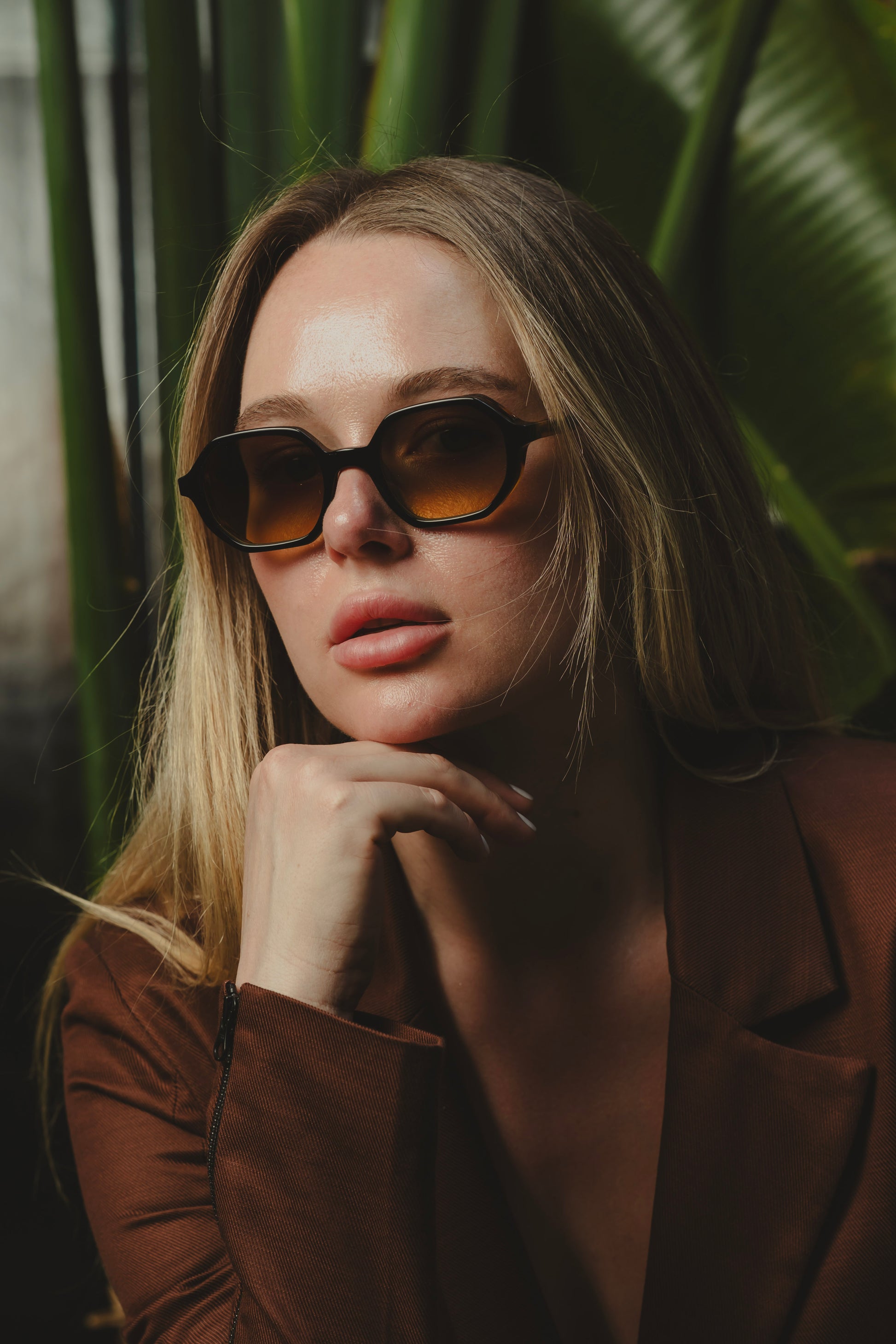 BRUNA BLACK SUNGLASSES Flor Amazona Colombia