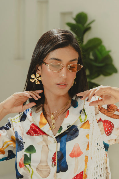 CATLEYA EARRINGS Flor Amazona Colombia