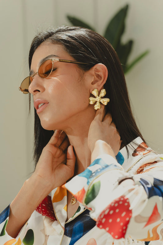 CATLEYA EARRINGS Flor Amazona Colombia