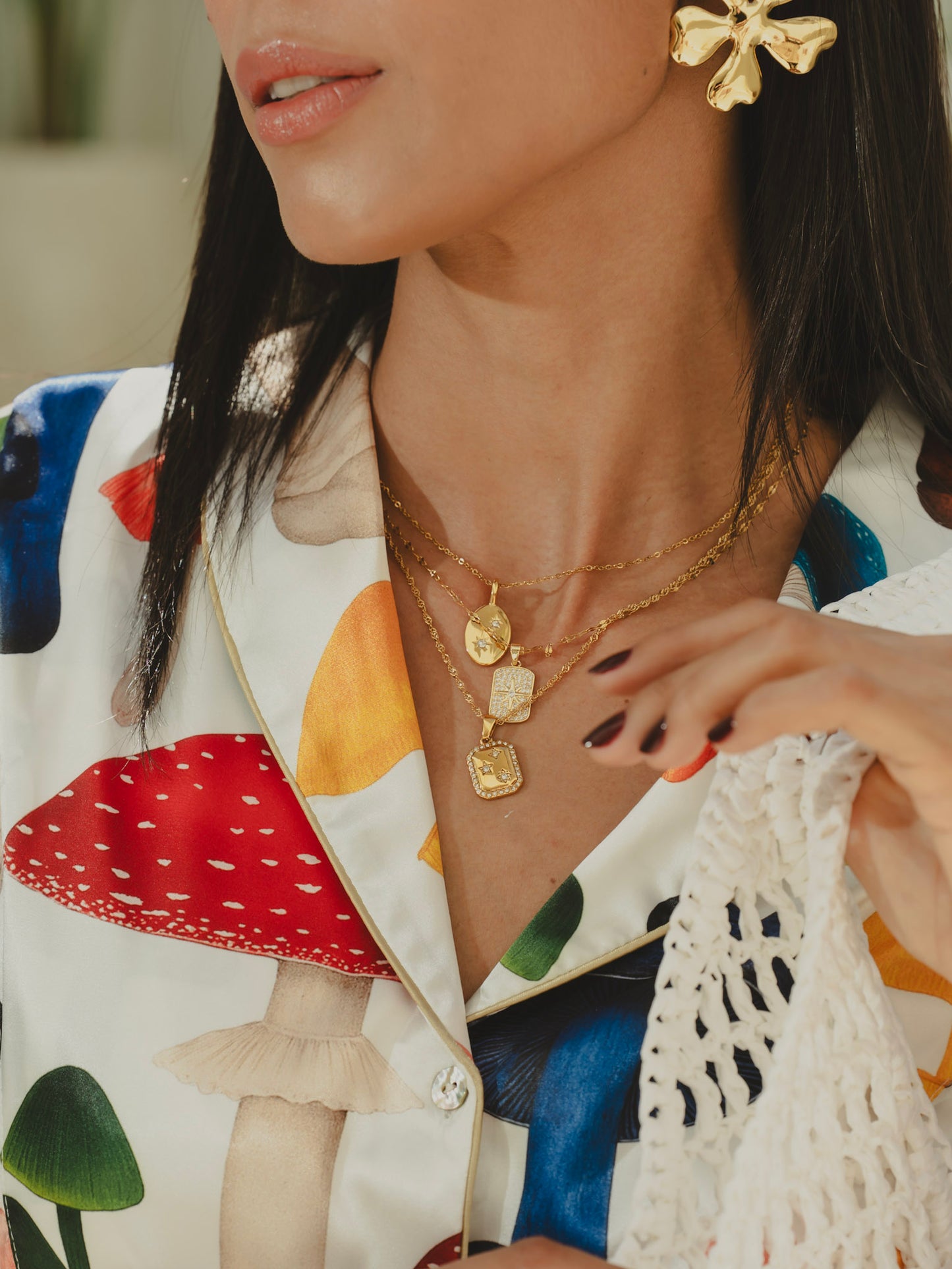 ESTRELLA DE LA FORTUNA NECKLACE Flor Amazona Colombia