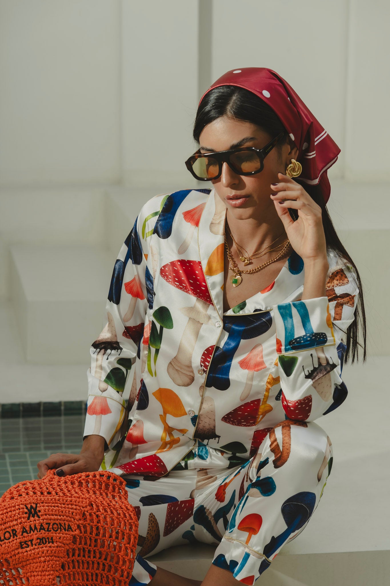 MUSHROOM COLORS PJ SET Flor Amazona Colombia