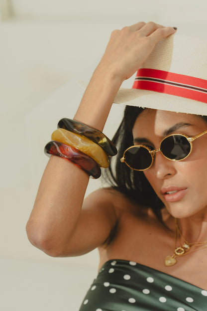 SET PULSERAS X3 Flor Amazona Colombia