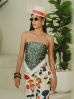 PAÑOLETA POLKA DOTS OLIVE