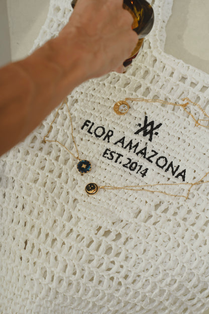 BLUE ROYAL CHARM NECKLACE