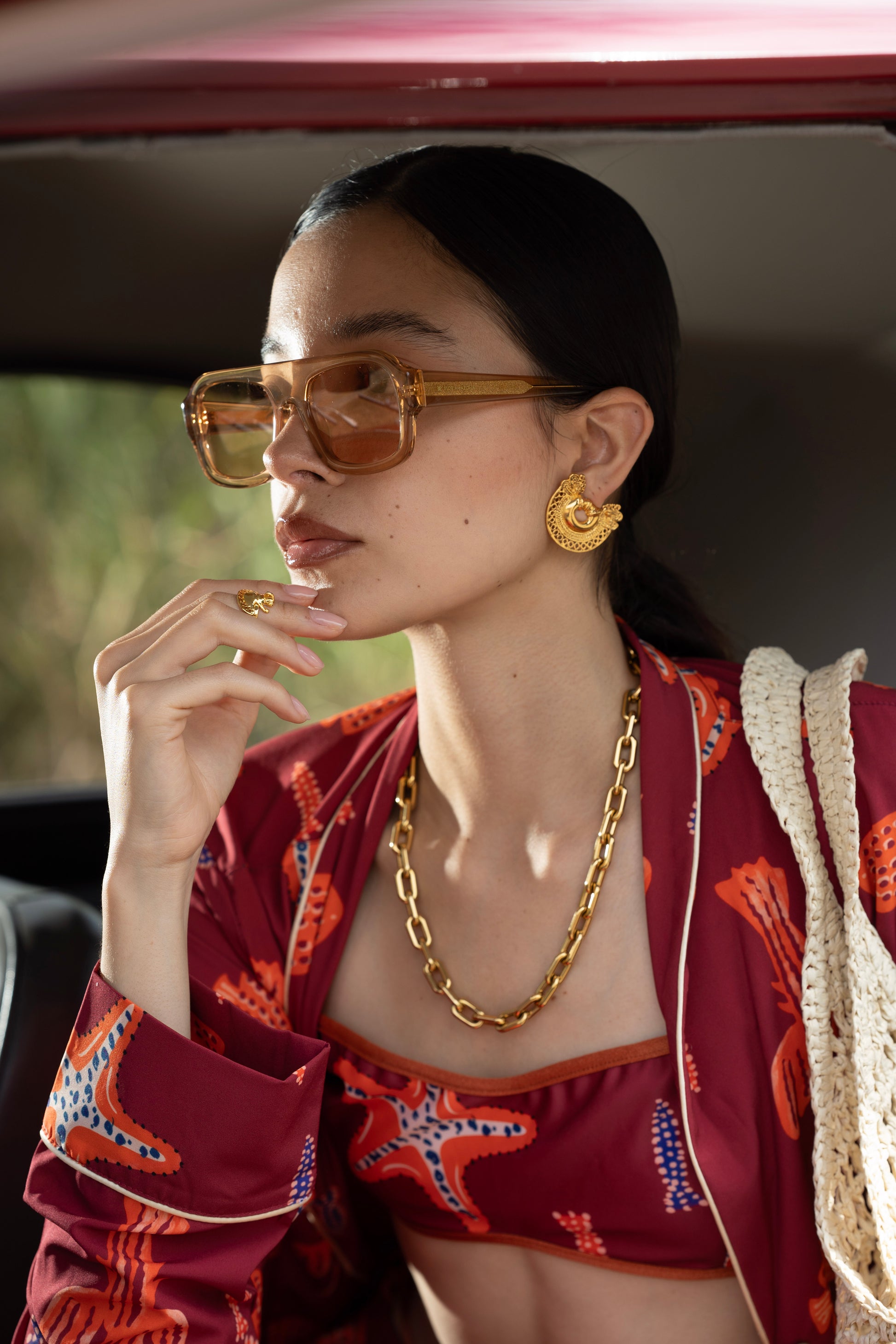 BUTTERFLY MACONDO EARRINGS Flor Amazona Colombia