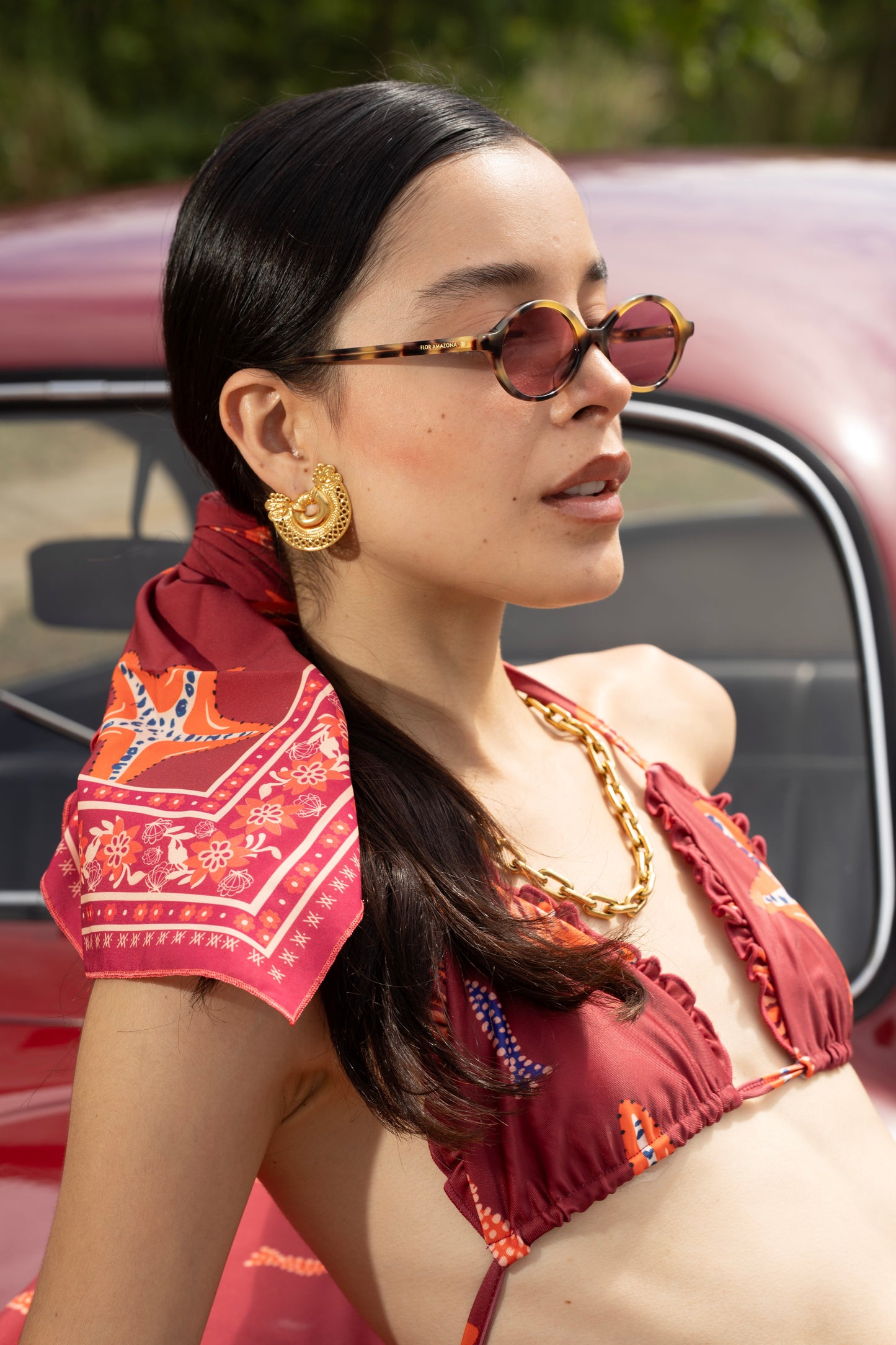 MIMI PINK SUNGLASSES Flor Amazona Colombia