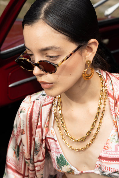 MIMI BLACK SUNGLASSES Flor Amazona Colombia