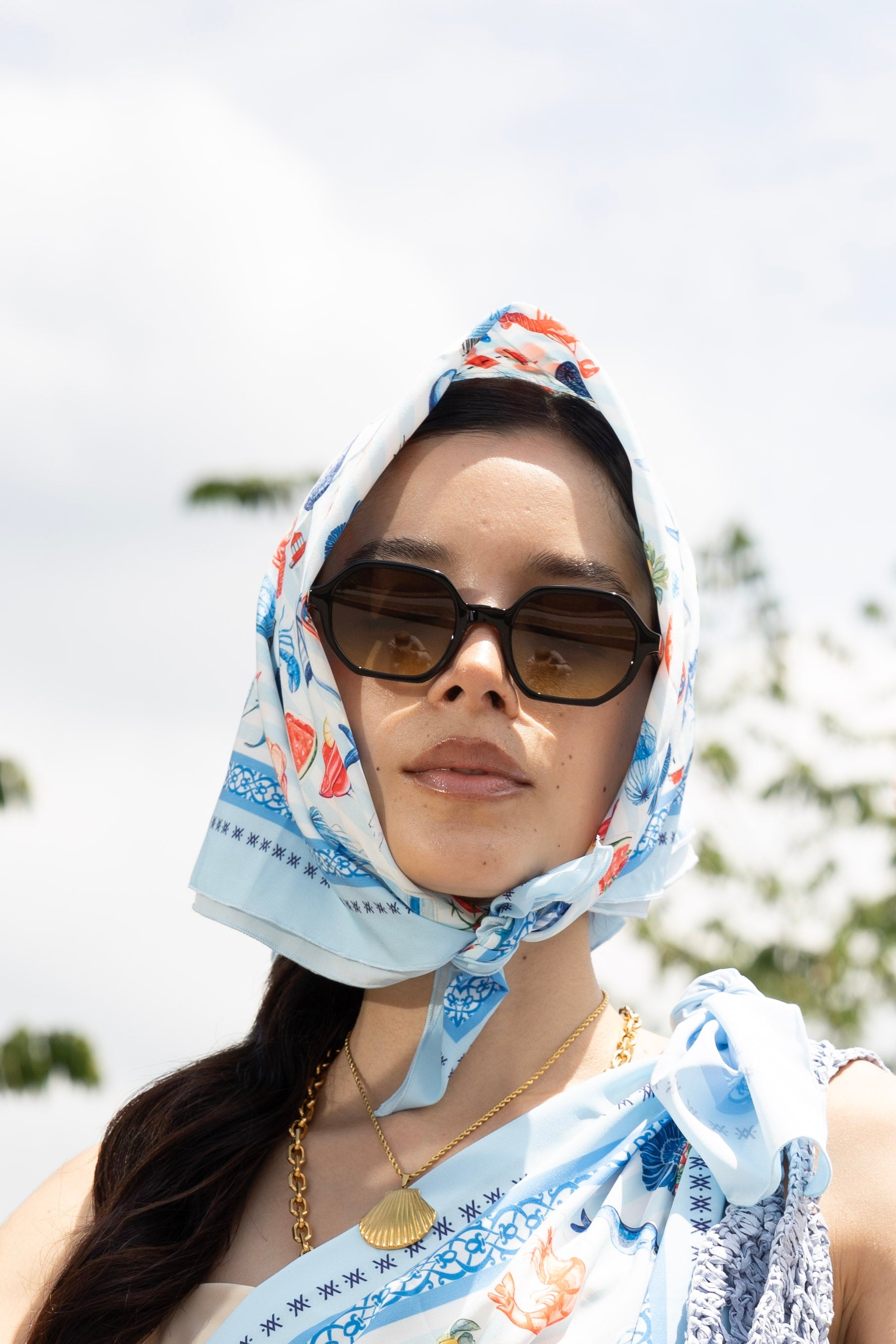 MAR SCARF Flor Amazona Colombia