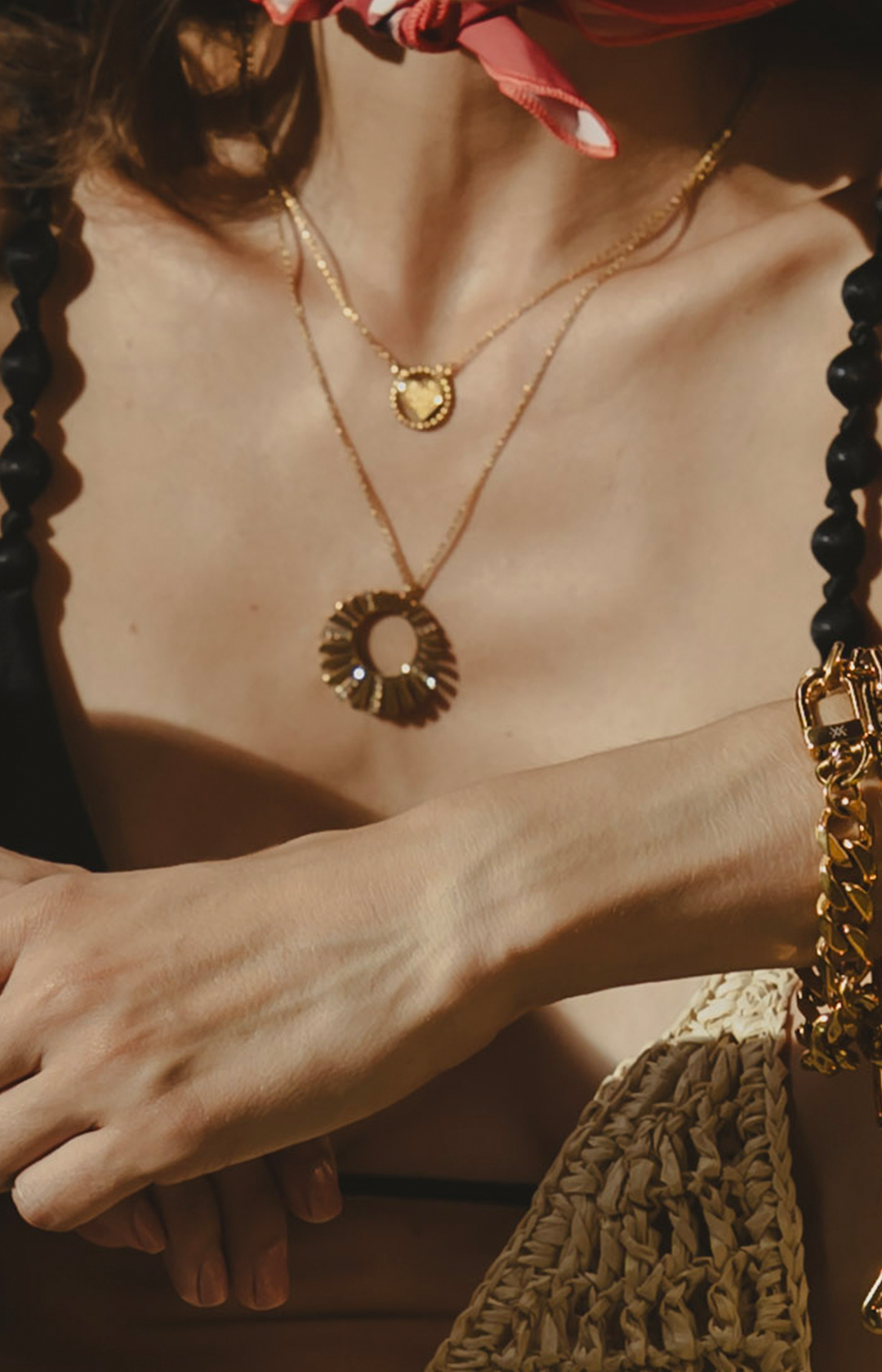 SOLSTICIO SPARKLES NECKLACE Flor Amazona Colombia