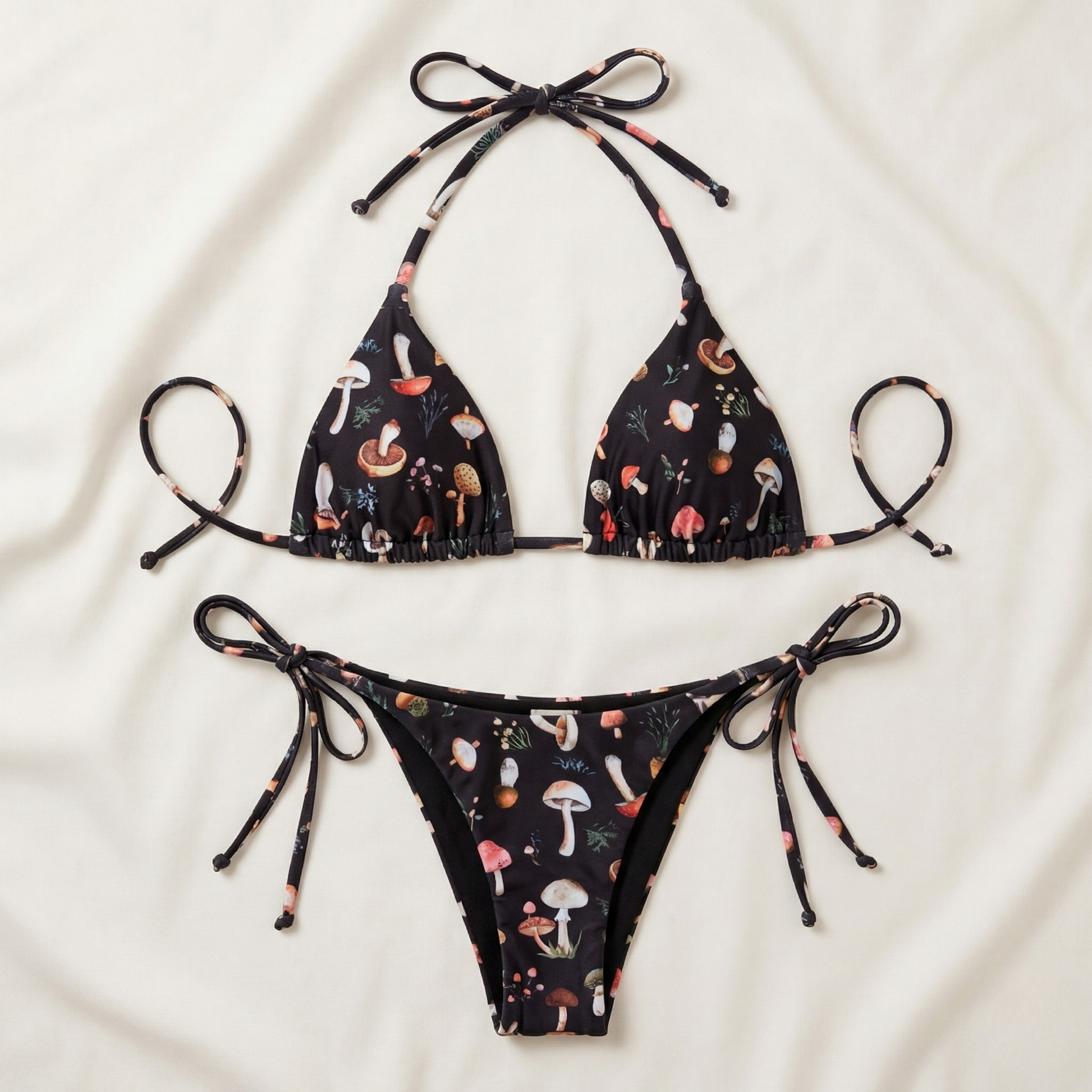 BIKINI HONGO BLACK Flor Amazona Colombia