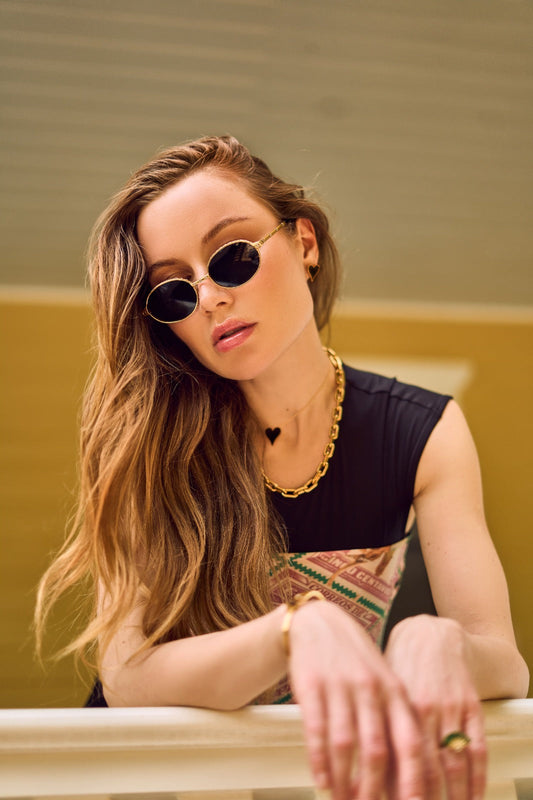 Gold Alessia Sunglasses Flor Amazona Colombia