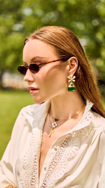 LOVE STAR GREEN NECKLACE