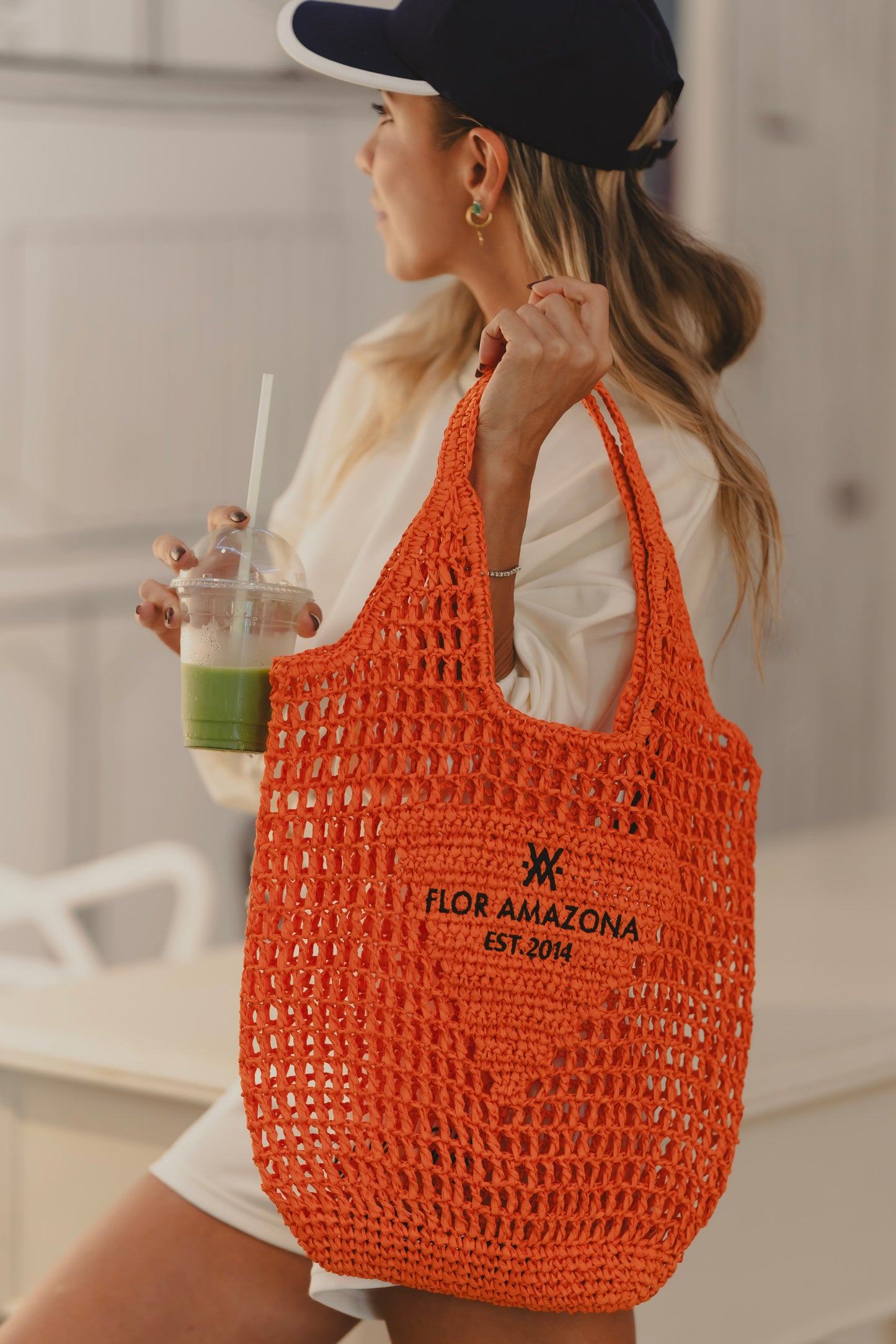 SUMMER BAG ORANGE Flor Amazona Colombia