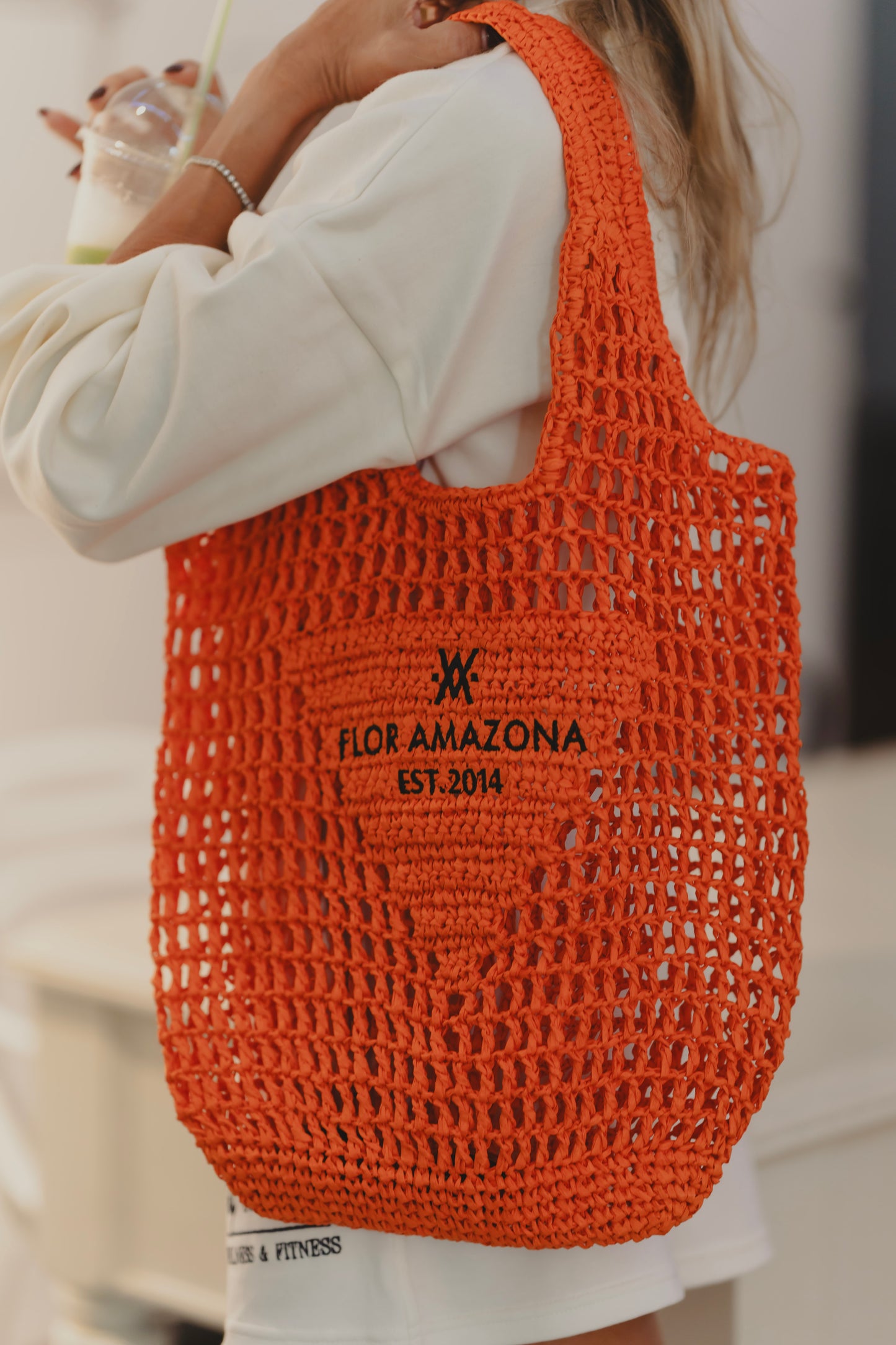 SUMMER BAG ORANGE Flor Amazona Colombia