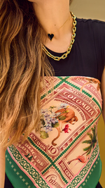 GREEN STAMPS SCARF