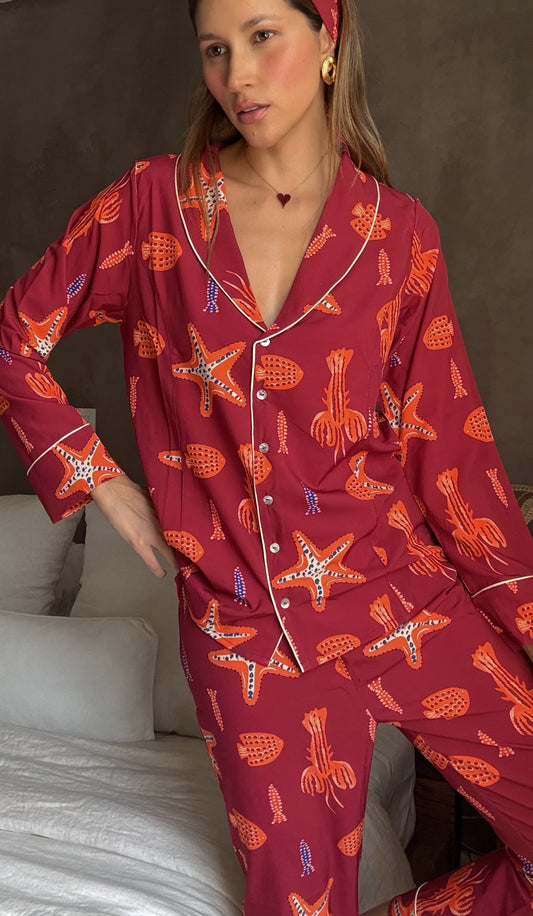 ESTRELLA DE MAR RED PJ SET Flor Amazona Colombia