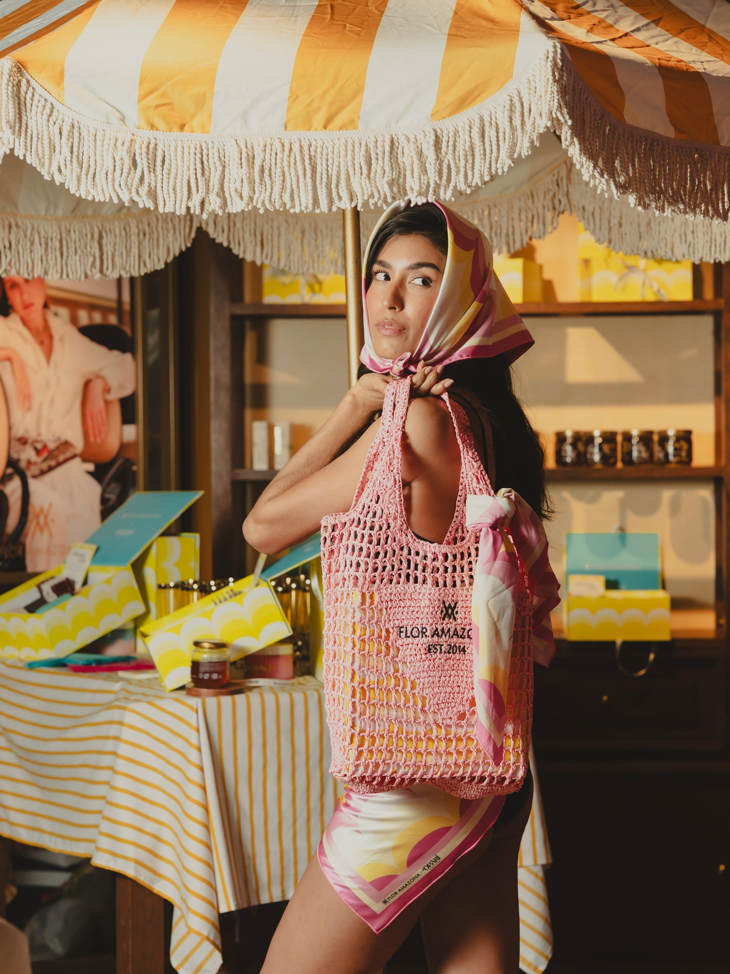 OPARI SCARF Flor Amazona Colombia