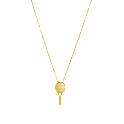 Tennis Racquet Necklace